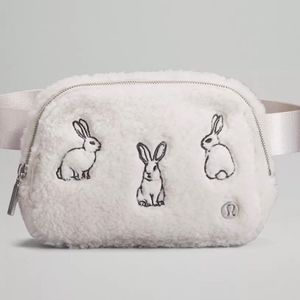 Lululemon Everywhere Belt Bag Lunar New Year 1L Fleece Rabbit Plush..NWT